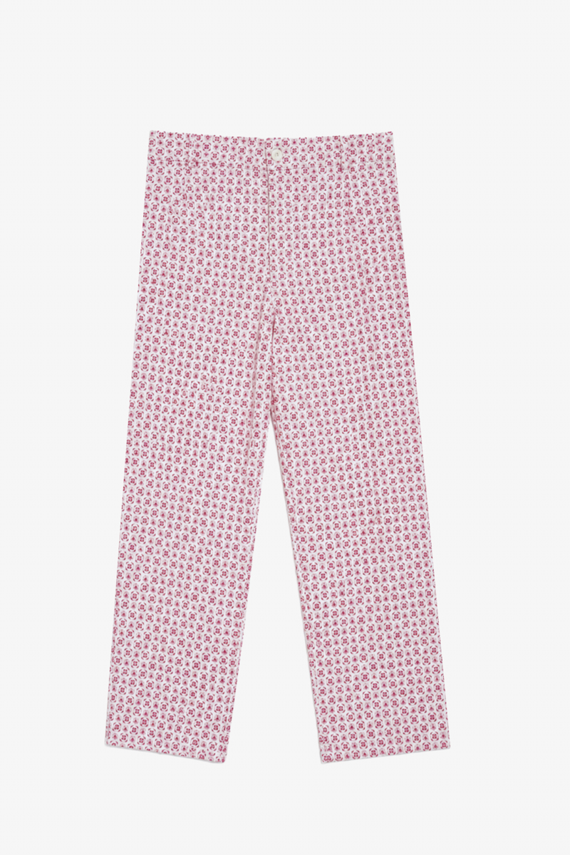 Calça Alfaiataria Flor - Estampada